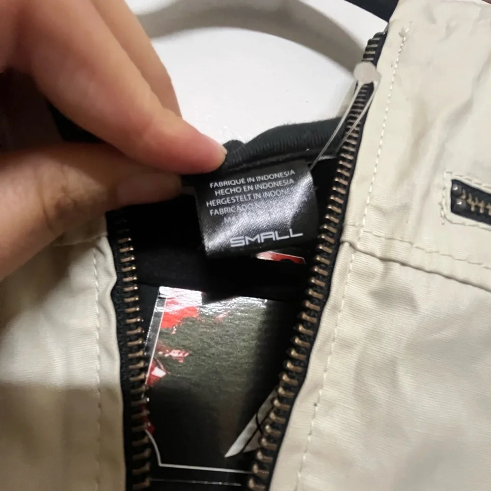 Fly Racing Cream Zip Front Jacket - Picture 2 of 5